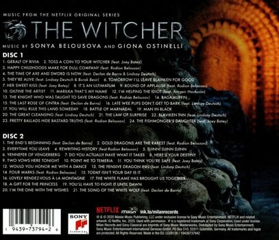 Glazbene CD Sonya Belousova & Giona Ostinelli - The Witcher (Music From the Netflix Original Series) (2 CD) - 4