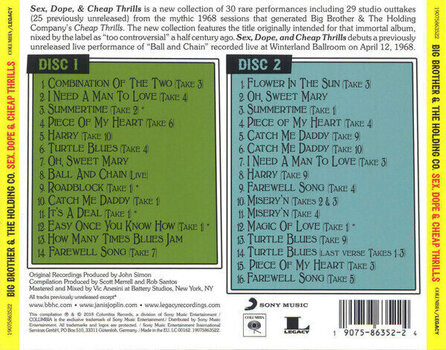 Glazbene CD Big Brother & The Holding - Sex, Dope & Cheap Thrills (Remastered) (2 CD) - 4