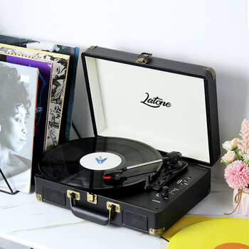 Placă turnantă portabil Latone RetroCase Black Placă turnantă portabil - 6