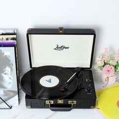 Portable turntable
 Latone RetroCase Black Portable turntable - 6