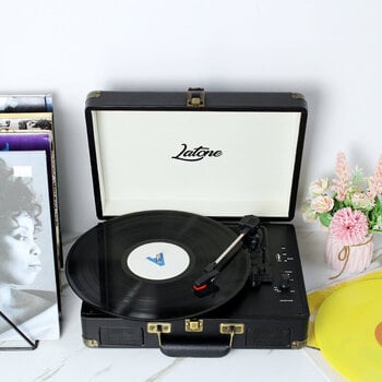 Placă turnantă portabil Latone RetroCase Black Placă turnantă portabil - 7