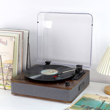 Portable turntable
 Latone Melody Cover Walnut Portable turntable - 10