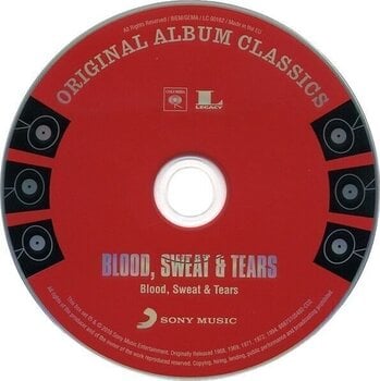 Musiikki-CD Blood, Sweat & Tears - Original Album Classics (Reissue) (5 CD) - 3