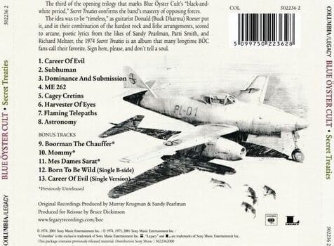 Muzički CD Blue Öyster Cult - Secret Treaties (Reissue) (Remastered) (CD) - 3