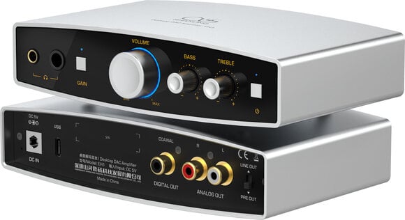 Hi-Fi Headphone Preamp Shanling EH1 Hi-Fi Headphone Preamp Silver - 4