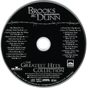 Muzički CD Brooks & Dunn - The Greatest Hits Collection (CD) - 2
