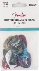 Pick Fender 351 Dotted Celluloid Picks 12-Pack Heavy Pick - 1