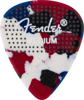 Pick Fender 351 Dotted Celluloid Picks 12-Pack Medium Pick - 12