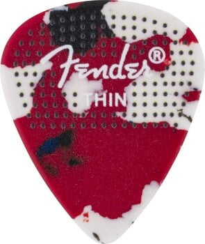 Pick Fender 351 Dotted Celluloid Picks 12-Pack Thin Pick - 4
