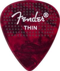 Pick Fender 351 Dotted Celluloid Picks 12-Pack Thin Pick - 4