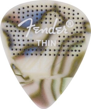 Pick Fender 351 Dotted Celluloid Picks 12-Pack Thin Pick - 6