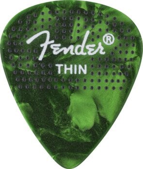 Pick Fender 351 Dotted Celluloid Picks 12-Pack Thin Pick - 9
