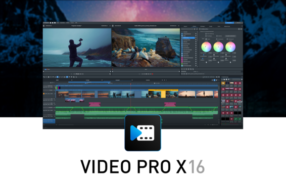 Software de vídeo e gráfico MAGIX Video Pro X 16 (Produto digital) - 2