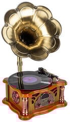 Retro turntable
 Latone The Classic Horn Phonograph Brown Retro turntable - 6