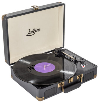 Placă turnantă portabil Latone RetroCase Black Placă turnantă portabil - 2