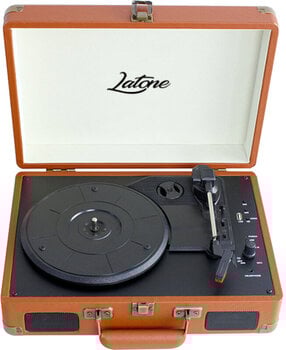 Tragbare Plattenspieler Latone RetroCase Brown Tragbare Plattenspieler - 4