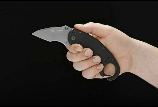 Taktický nôž Boker Plus CLB Kerambit Black Taktický nôž - 2