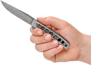 Faca militar de lâmina dobrável Boker Plus Urban Trapper Damasteel Faca militar de lâmina dobrável - 1