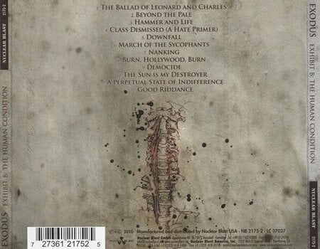 Musikk-CD Exodus Exhibit B: The Human Condition (CD) - 3
