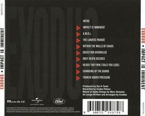 Muzyczne CD Exodus - Impact is Imminent (CD) - 2