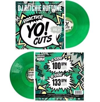 Disque vinyle DJ Ritchie Rufftone - Practice Yo! Cuts Vol. 9 (Green Coloured) (LP) - 2