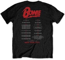 Tričko David Bowie New York City Unisex Tričko s krátkym rukávom/Black/Krátke - 1