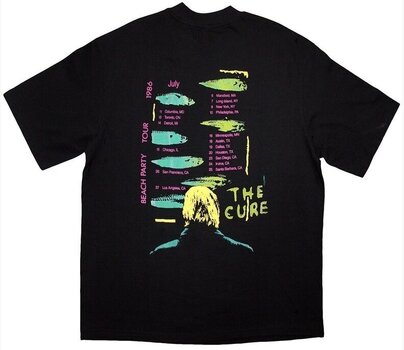 T-shirt The Cure Beach Party Tour '86 Black M T-shirt - 2