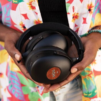 Bezdrátová sluchátka na uši House of Marley Positive Vibration XL ANC Signature Black Bezdrátová sluchátka na uši - 5