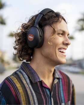 Bezdrátová sluchátka na uši House of Marley Positive Vibration XL ANC Signature Black Bezdrátová sluchátka na uši - 6