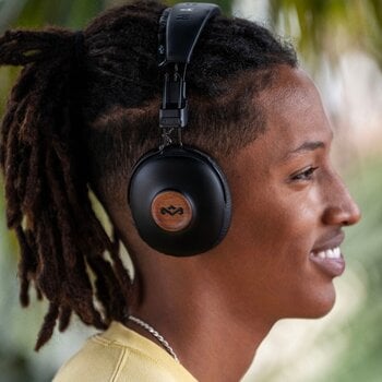 Wireless On-ear headphones House of Marley Positive Vibration Frequency Signature Black Wireless On-ear headphones - 7