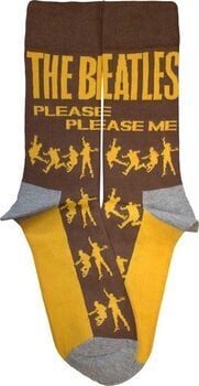 Chaussettes The Beatles Chaussettes Please Please Me Silhouettes Brown 40-45 - 2