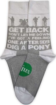 Socken The Beatles Socken Rooftop Silhouettes & Apple Grey 40-45 - 3