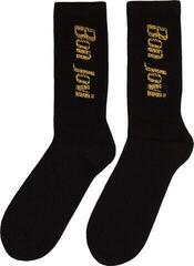 Čarape Bon Jovi Čarape Yellow Logo Black 40-45 - 1