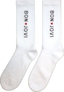 Ponožky Bon Jovi Ponožky Heart White 40-45 - 2