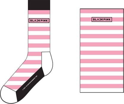 Socks Blackpink Socks Stripes & Logo White 40-45 - 4