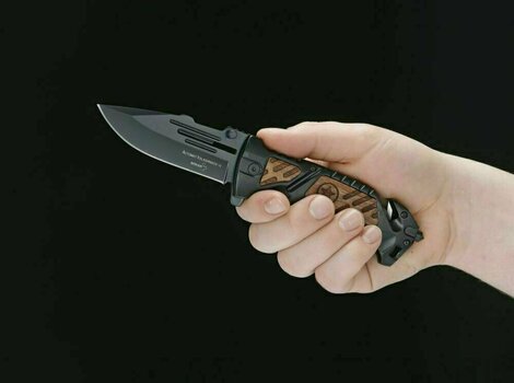 Tactical Folding Knife Boker Plus AK-14 Black/Brown Tactical Folding Knife - 5