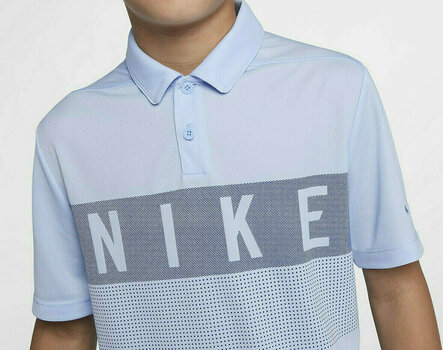 Polo košeľa Nike Dry Graphic Chlapčenská Polo Košeľa Royal Tint/Royal Tint M - 3