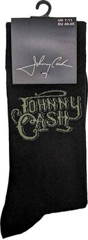 Čarape Johnny Cash Text Logo Black 40-45 Čarape - 2