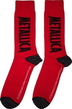 Čarape Metallica Čarape Stressed Logo Red 39-45 - 2