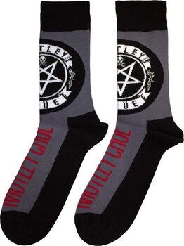 Čarape Mötley Crüe Pentagram Circle Charcoal Grey 40-45 Čarape - 2