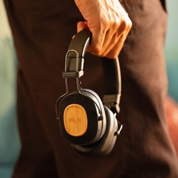 Wireless On-ear headphones House of Marley Positive Vibration Riddim Signature Black Wireless On-ear headphones - 3