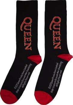 Čarape Queen Red Logo Vertical Black 39-45 Čarape - 2