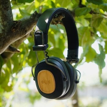 Wireless On-ear headphones House of Marley Positive Vibration Riddim Signature Black Wireless On-ear headphones - 7