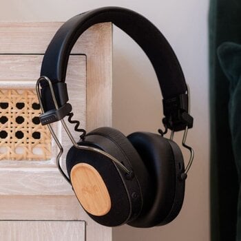 Wireless On-ear headphones House of Marley Positive Vibration Riddim Signature Black Wireless On-ear headphones - 8