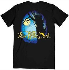Tričko Iron Maiden Fear of the Dark Oval Eddie Moon Unisex Tričko s krátkym rukávom/Black/Krátke - 1