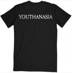 Риза Megadeth Youthanasia Ripped Thru Unisex Тениска с къс ръкав/Black/Къси - 1