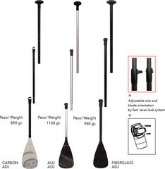 SUP Paddle Bravo SUP Paddle Adj Alu SUP Paddle - 1