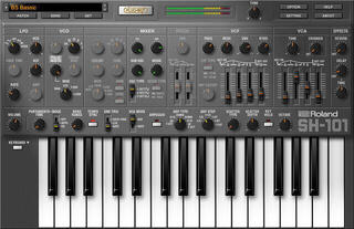 VST instrumentide stuudiotarkvara Roland SH-101 KEY - 3
