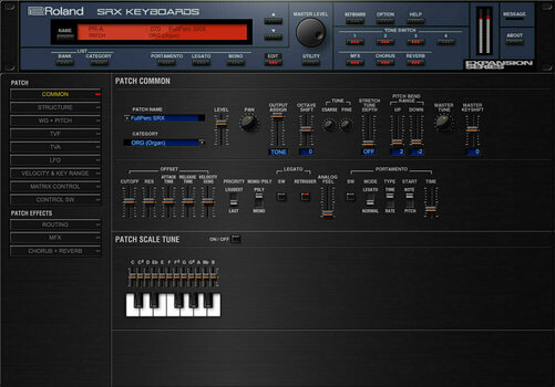 VST Instrument Roland SRX KEYBOARDS Key (Digitalni izdelek) - 25