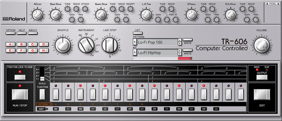 VST Instrument Roland TR-606 Key (Digitális termék) - 2